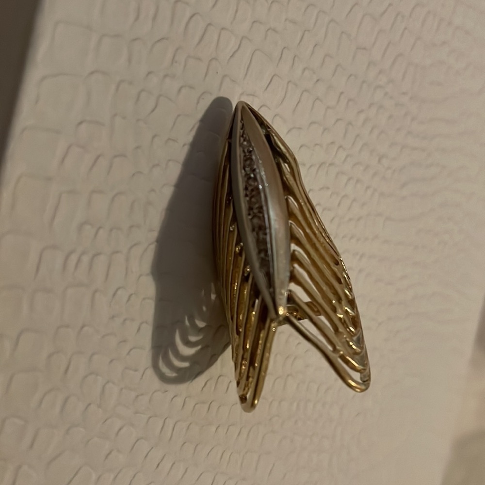 Nail Ring Solid 14k - image 5